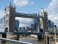 English: Tower Bridge as seen from Butler's Wharf, Southwark