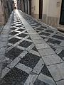 Pavement in the town centre