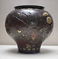 Vaso in bronzo giapponese di fine Ottocento.