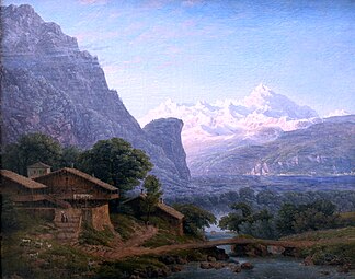 Mont Blanc Manzarası, 1813