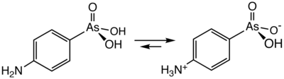 Tautomerengleichgewicht für Arsanilsäure