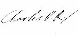 Charles Edward Stuarts signatur