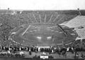 El Zentralstadion con espectadores el 4 de agosto de 1956