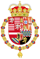 Coat of Arms of Archduke Albert of Austria as Governor-Monarch of the Low Countries