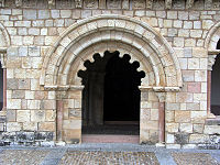 Vorhallenportal der Kirche von Duratón (Altkastilien), Ende 12. Jh., romanisch