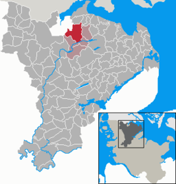 Läget för kommunen Hürup i Kreis Schleswig-Flensburg