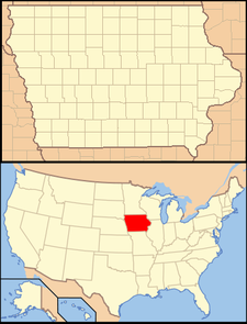Asbury is located in Iowa