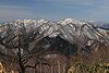 オサンババ（山中山）から望む鷲ヶ岳（2018年3月27日撮影）