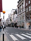 New Bond Street, showing a zebra crossing across the road