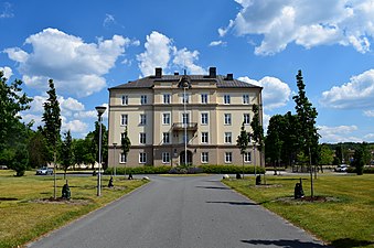 Kanslihuset vid kasernetablissement.