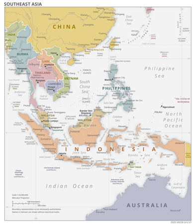 political map Main category: Maps of Southeast Asia