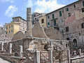 Città alta, resti del Capitolium romano.