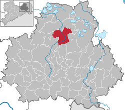 Wittichenau na mapě