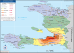 Carte des intensités du séisme selon l'échelle de Mercalli.