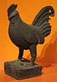 Benin-Bronze Okukor, Hahn (Gallo), wurde 2021 vom Jesus College (Cambridge) an den Hof von Benin in Nigeria zurückgegeben, 17.–18. Jahrhundert