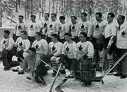 Canadian Ice Hockey Team, 1936 Winter Olympics.jpg