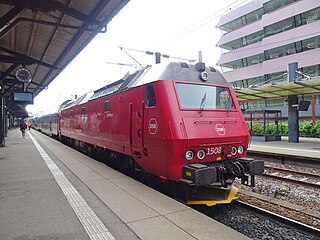 DSB ME 1508 at Østerport Station.