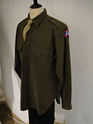 Debbie Reynolds Auction - George C Scott "General George S Patton Jr" military shirt and tie from "Patton".jpg