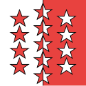 Canton Vallese – Bandiera