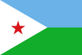 Djibouti 1983 to present Fin flash National flag is used on the fin