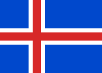 The civil flag as it appeared between 1918 and 1944, when the blue colour was classified as "ultramarine blue". It has an aspect ratio of 18:25.