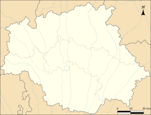 米尔普瓦在热尔省的位置