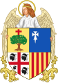 Historic Coat of Arms of Aragon (Angel Supporter Version)