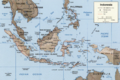 Mappa dell'Indonesia