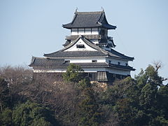 Inuyama Castle from Inuyama Bridge zoom.JPG