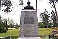 Jefferson Davis Memorial granite monument back
