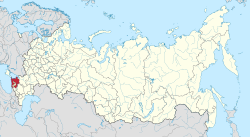 クラスノダール地方のロシア連邦における位置