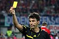 * Nomination The swiss football-referee Massimo Busacca showing a yellow card. --Steindy 21:39, 10 June 2012 (UTC) * Promotion Small and a bit noisy, but ok. --Mattbuck 21:57, 11 June 2012 (UTC)