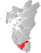 Eigersund within Rogaland