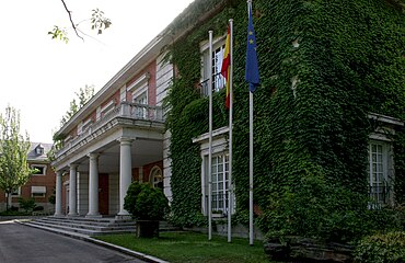 Palacio de la Moncloa, residencia oficial del Presidente del Gobierno de España.