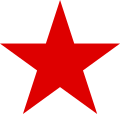 Russia 1918 to 1922 Simple red star