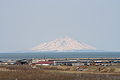 遠別町から見た利尻島