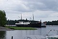 Thuyền Salama neo đậu tại cảng của Bảo tàng Thành phố Savonlinna.