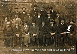 Sinn Fein Standing Committee - Ard Fheis in Dublin 21 Feb1922.jpg