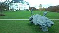 Granite sculptures from The Palace Park.