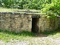 Entrée du tumulus.