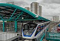Fotografía del monorraíl de la Línea 15, del Metro de São Paulo