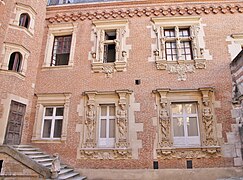 Las ventanas renacentistas del hôtel del Vieux-Raisin, siglo XVI.