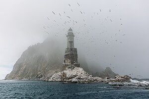 #4: Aniva lighthouse, Sakhalin, Russia. Atribuição: Yaroslav Shuraev (CC BY-SA 4.0)