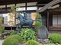 徳音寺 巴御前騎馬像