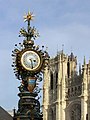 Horloge et cathédrale Clock and Cathedral