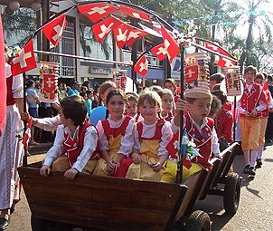 Suiza en la Fiesta del Inmigrante de 2007.