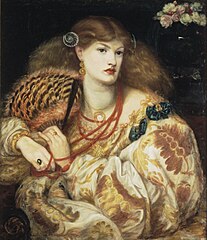 Dante Gabriel Rossetti, Monna Vanna, 1866.