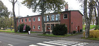 The museum seen from the street. Museet sett från gatan.