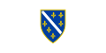 Застава Републике Босне и Херцеговине (1992–1995) те Босне и Херцеговине (1995–1998) (Никада призната у Републици Српској)