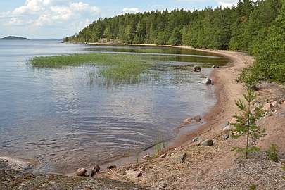 Otok Hietasaari na jezeru Saimaa